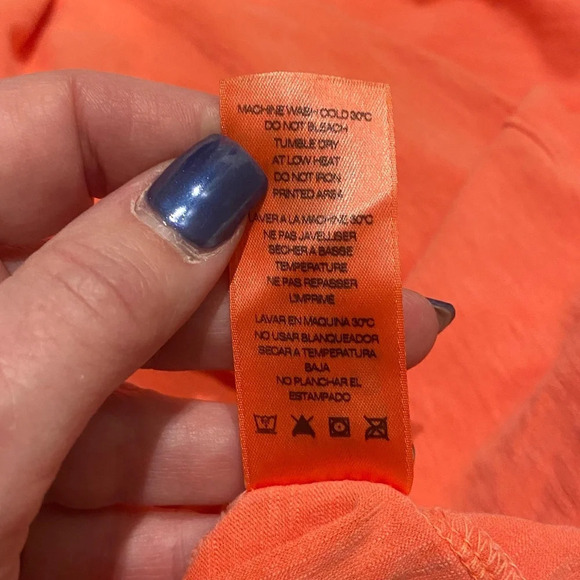 Sundry Tiered Ruffle Sleeve Dress Pigment Cherry 16354 - Picture 10 of 11